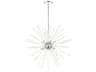Livex Lighting Utopia 12-Light Polished Chrome Crystal Sputnik Pendant