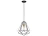 Livex Lighting Geometric 1-Light Bronze Pendant