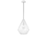 Livex Lighting Geometric 1-Light White Mini Pendant