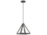 Livex Lighting Geometric 1-Light Scandinavian Gray Pendant