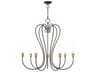 Livex Lighting Lucerne 7-Light Bronze Antique Brass Chandelier