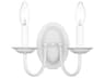 Livex Lighting Home Basics 2-Light White Wall Sconce