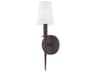 Livex Lighting Witten 1-Light Bronze Glass Wall Sconce