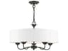 Livex Lighting Edinburgh 5-Light English Bronze Drum Chandelier