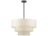 Livex Lighting Manorwood 5-Light English Bronze Drum Tiered Pendant