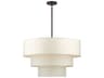 Livex Lighting Manorwood 8-Light English Bronze Drum Tiered Pendant