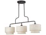 Livex Lighting Manorwood 3-Light English Bronze Drum Island Pendant