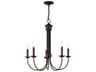Livex Lighting Estate 5-Light Bronze Candelabra Chandelier
