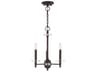 Livex Lighting Bennington 3-Light Bronze Crystal Candelabra Chandelier