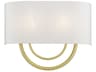 Livex Lighting Stratton 2-Light Soft Gold Wall Sconce