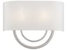 Livex Lighting Stratton 2-Light Brushed Nickel Wall Sconce