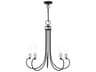 Livex Lighting Bari 5-Light Black Brushed Nickel Chandelier