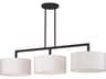 Livex Lighting Meridian 3-Light Bronze Drum Island Pendant