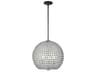 Livex Lighting Cassandra 3-Light Black Crystal Dome Pendant