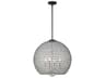 Livex Lighting Cassandra 4-Light Black Crystal Dome Pendant