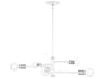 Livex Lighting Bannister 5-Light White Linear Chandelier