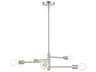 Livex Lighting Bannister 5-Light Brushed Nickel Linear Chandelier