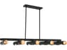 Livex Lighting Novato 10-Light Black Island Pendant