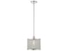 Livex Lighting Industro 1-Light Brushed Nickel Drum Mini Pendant