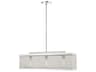 Livex Lighting Industro 3-Light Brushed Nickel Geometric Linear Island Pendant