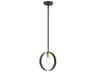 Livex Lighting Modesto 1-Light Bronze Round Mini Pendant