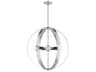 Livex Lighting Modesto 5-Light Brushed Nickel Round Pendant
