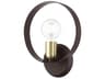 Livex Lighting Modesto 1-Light Bronze Wall Sconce