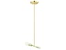 Livex Lighting Blairwood 1-Light Satin Brass Mini Pendant