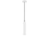 Livex Lighting Ardmore 1-Light White Cylinder Mini Pendant