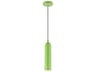 Livex Lighting Ardmore 1-Light Shiny Apple Green Cylinder Mini Pendant