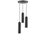 Livex Lighting Ardmore 3-Light Shiny Black Cylinder Pendant