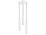 Livex Lighting Ardmore 3-Light Shiny White Cylinder Pendant
