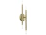 Livex Lighting Soho 4-Light Antique Brass Wall Sconce