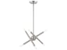 Livex Lighting Soho 6-Light Brushed Nickel Candelabra Sputnik Chandelier