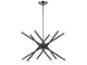 Livex Lighting Soho 12-Light Black Chrome Linear Sputnik Pendant