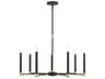 Livex Lighting Karlstad 7-Light Bronze Satin Brass Candelabra Chandelier