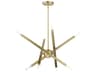 Livex Lighting Monaco 8-Light Antique Brass Candelabra Sputnik Chandelier