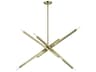 Livex Lighting Monaco 8-Light Antique Brass Candelabra Sputnik Chandelier