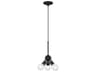 Livex Lighting Lansdale 3-Light Black Brushed Nickel Mini Pendant