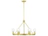 Livex Lighting Lansdale 6-Light Satin Brass Chandelier