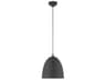 Livex Lighting Arlington 1-Light Scandinavian Gray Brushed Nickel Bell Mini Pendant