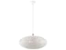 Livex Lighting Charlton 3-Light White Brushed Nickel Globe Pendant