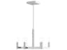 Livex Lighting Solna 6-Light Polished Chrome Candelabra Chandelier