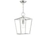 Livex Lighting Devone 1-Light Brushed Nickel Lantern Mini Pendant