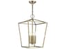 Livex Lighting Devone 4-Light Antique Brass Candelabra Chandelier