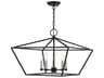 Livex Lighting Devone 5-Light Black Brushed Nickel Candelabra Chandelier