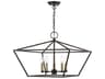 Livex Lighting Devone 5-Light Bronze Antique Brass Candelabra Chandelier