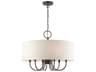 Livex Lighting Blossom 7-Light English Bronze Drum Chandelier