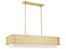 Livex Lighting Calinda 6-Light Soft Gold Linear Island Pendant