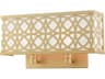 Livex Lighting Calinda 2-Light Soft Gold Wall Sconce